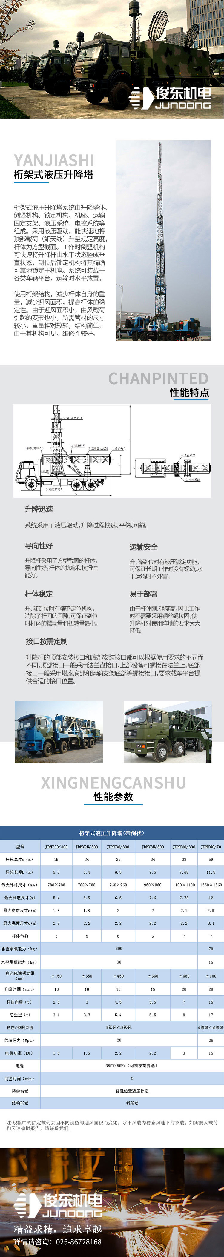 绞盘式手动升降杆(垂直承载20kg，水平承载5kg，拉风绳，地面安装)